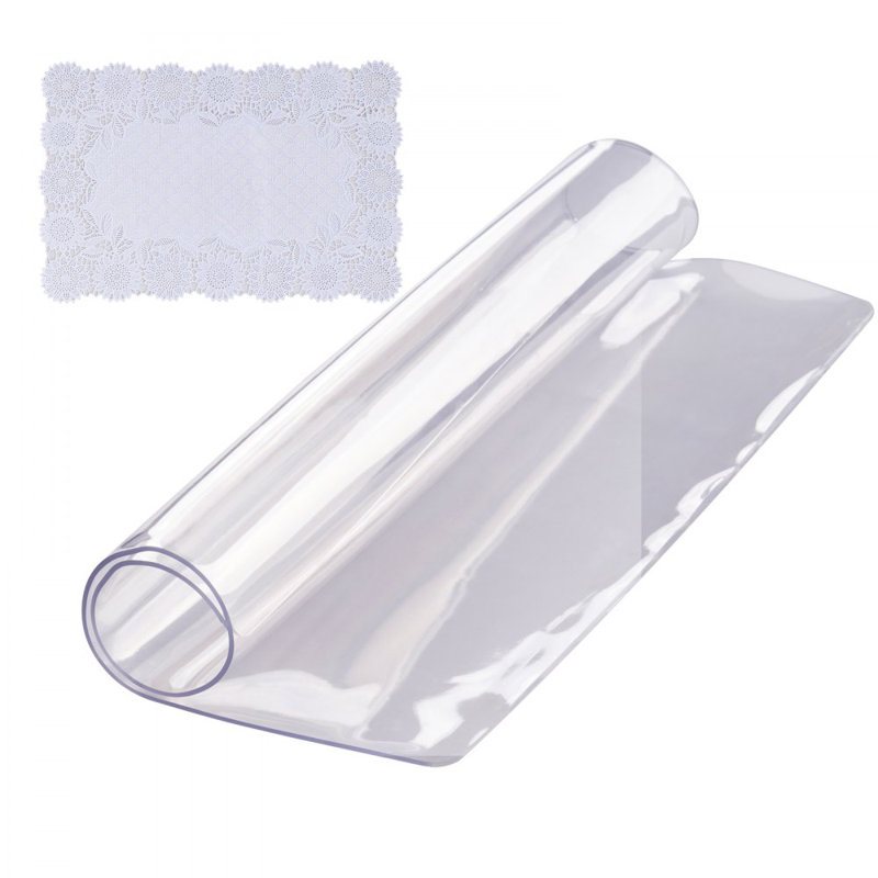 Clear Table Cover Protector,  Table Cover, 0.06" H x 12" W x 12" D