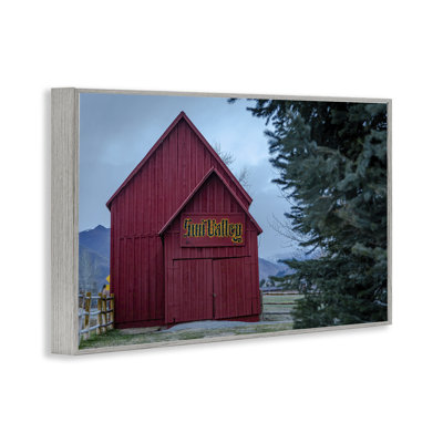 Red Farm Architecture, giclée encadrée, conception par Jeff Poe