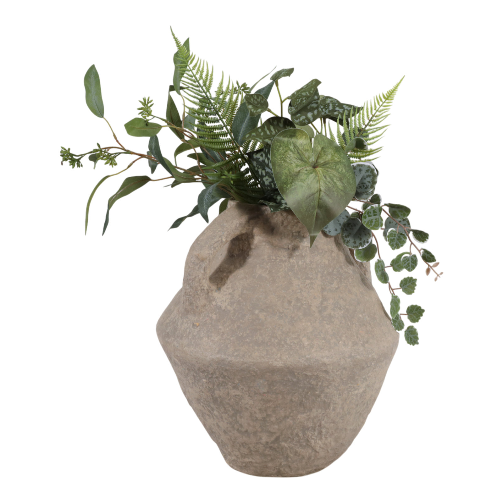 Handcrafted Table Vase, Tan