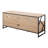 Folia Contemporary TV Stand In Wood And Black Steel By Lumisource-2092028832
