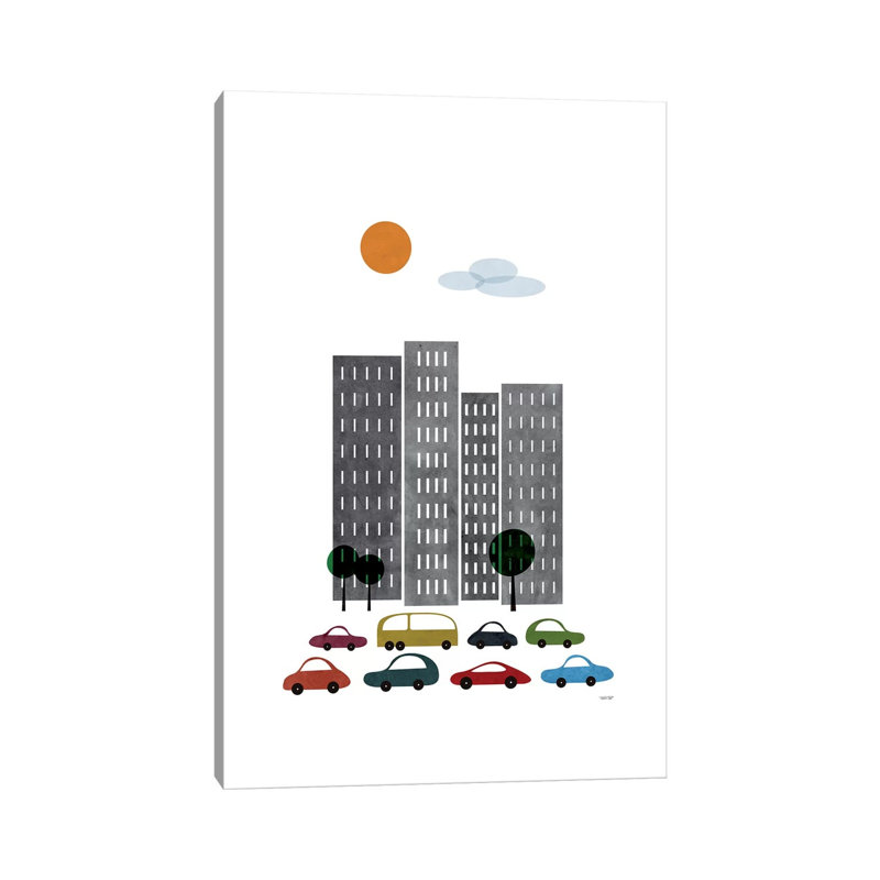 City I by TomasDesign - Wrapped Canvas Print, 20.32 cm H x 30.48 cm W