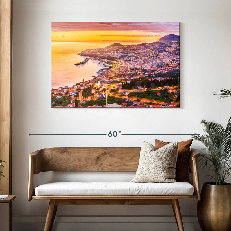 Vanna Madeira, bord de mer, H 30 po x l 45 po
