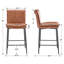 Suhaliya Faux Leather Counter Stool-1990058594