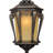 Bock 1-Light Indoor or Outdoor Golden Rust Aluminum Mini Pendant with Tapered Champagne Bubble Glass-527494718