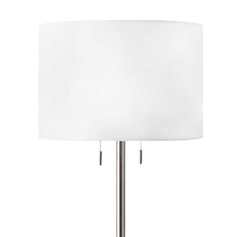 Brayana 64'' Silver Traditional Floor Lamp