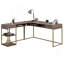 Bureau en L, finition