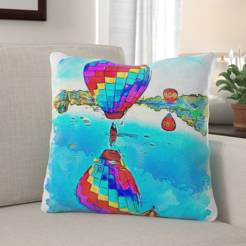 Coussin Hot Air, Synthétique, Extérieur