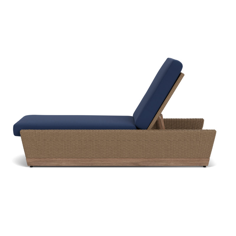 Charisma Outdoor Chaise Lounge, Beach Navy