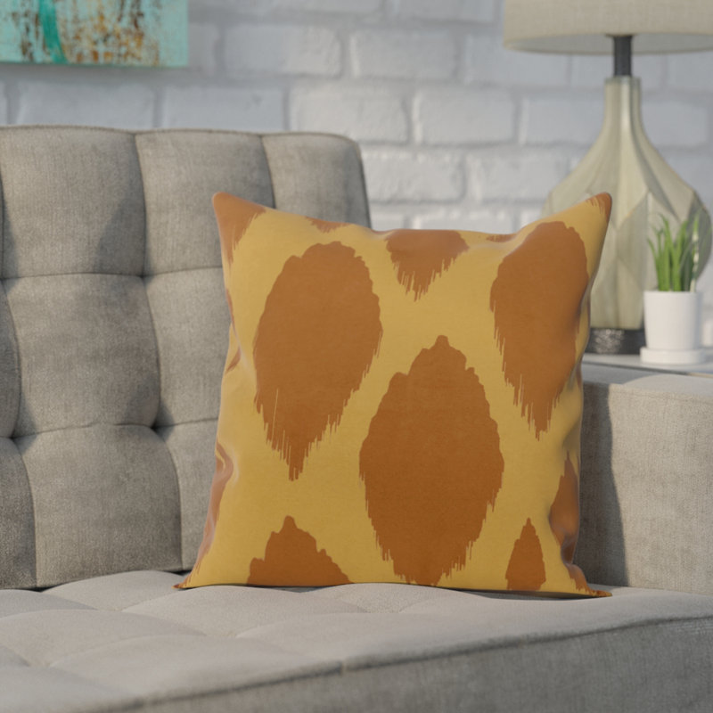 Reversible Throw Pillow, 18"x18", Grey