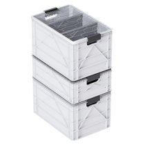 SIDIO Corp. Sidio Crate Pro Pack - Two Full Size And One Half Size  Sidiocrate, Stackable Outdoor Organizer Storage Bins With Clear Lid And  Dividers - Sidio Variety Pack - Wayfair Canada