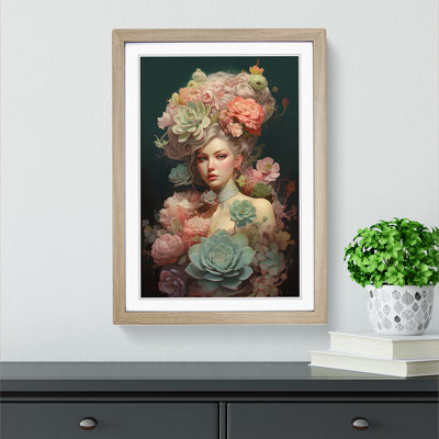 Succulent Romanticism - Framed Print