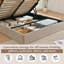 Lit plateforme tapissier avec rangement relevable-231838671-230536740