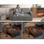 Shortridge 48.5"W 3-In-1 Convertible Linen Sleeper Sofa Bed Pull Out Couch Adjustable Backrest And Pillows-172112577
