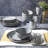 Gibson Home Rockaway Round Stoneware Dinnerware-1098101496