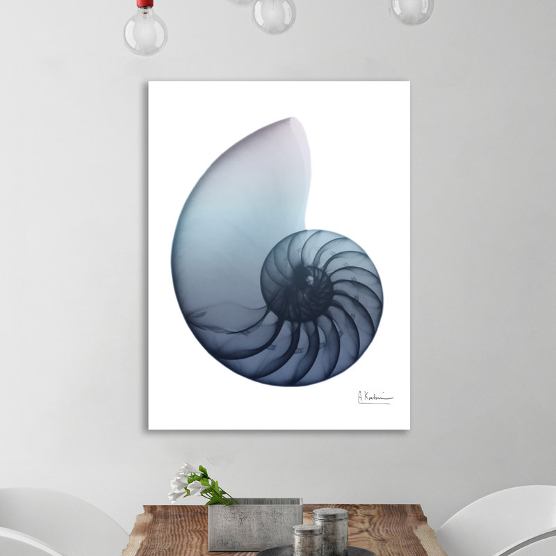 Lavendar Snail 4 - Wrapped Canvas Print, 41 cm H x 30 cm W
