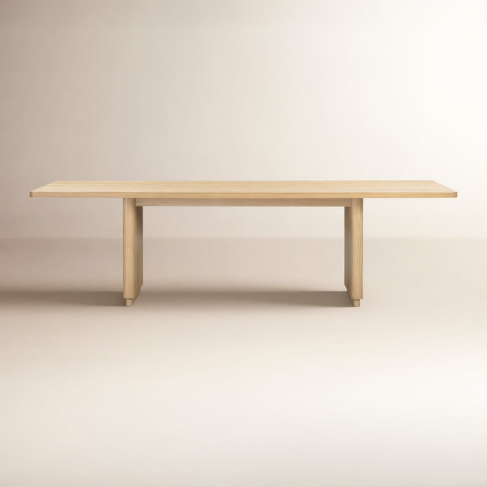 Mille 104" Dining Table, Oak