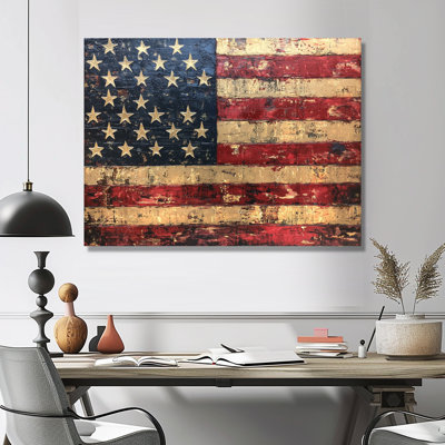 Drapeau des États-Unis de la Constitutional convention - drapeau États-Unis, art mural en métal, impression d'art moderne en métal