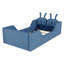 Lit plateforme simple tapissier avec rails latéraux amovibles-1576530358