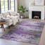 Tapis mauve Xhevrie lavable à la machine intérieur / extérieur-111819589