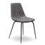 Chaise d'appoint rembourrée en similicuir Saairah-1989481882