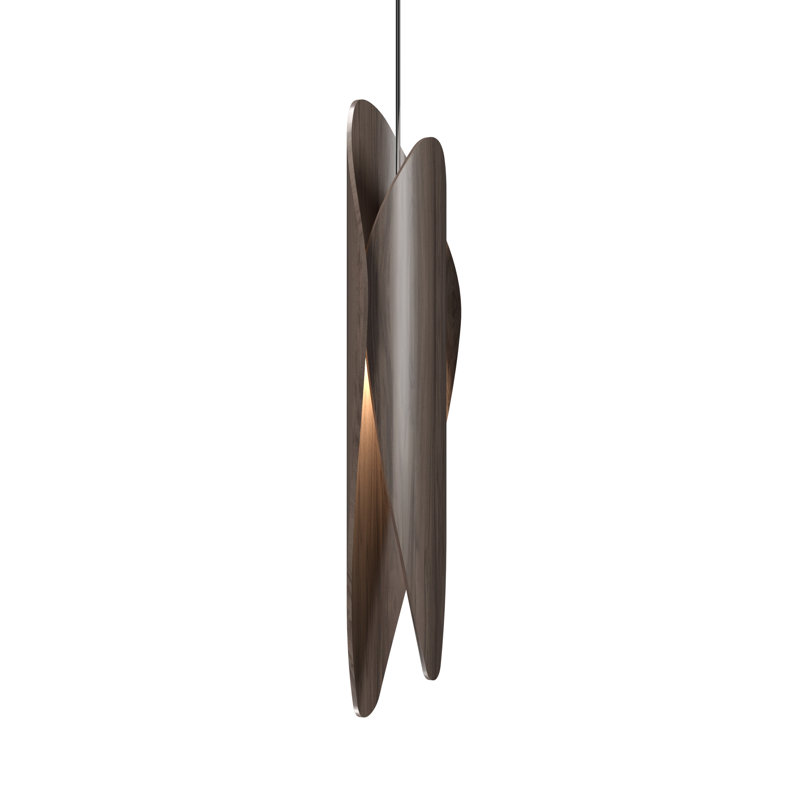 Leaf 1 - Light Pendant, American Walnut