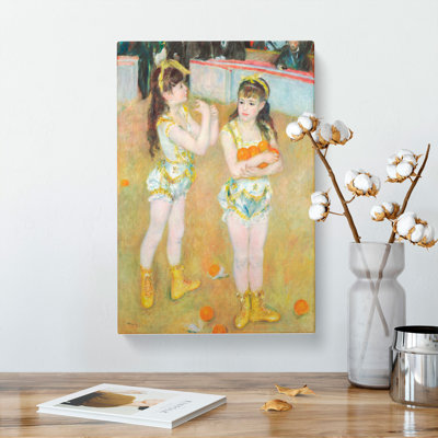 Acrobats At The Cirque Fernando by Pierre-Auguste Renoir - Wrapped Canvas Painting