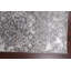 Tapis gris noué à la main de conception unique 4 pi 6 po x 6 pi 8 po New Age