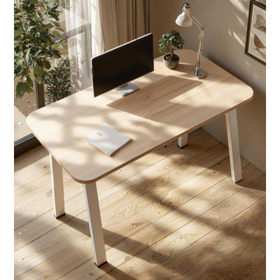 Modular Computer Office Desk, Modern Style Small Study Writing Workstation Table for Home & Business