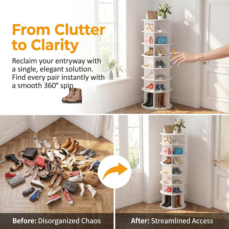 28 Pair Shoe Rack