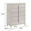 Commode, finition blanc perle