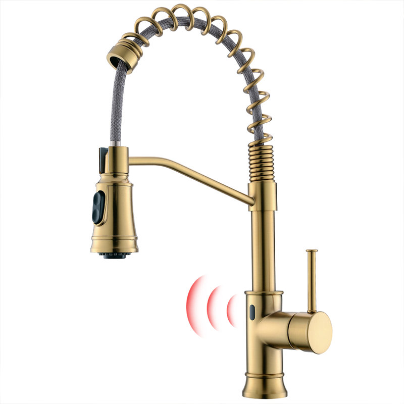 Fapully Pull Down Touchless Kitchen Faucet