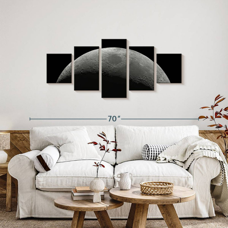 Dull Moon, 24" H x 55" W