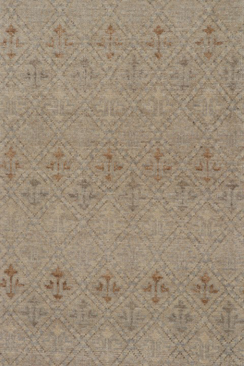 Distressed Homage Handmade Kilim Wool Geometric Area Rug, Rectangle 5' x 7'