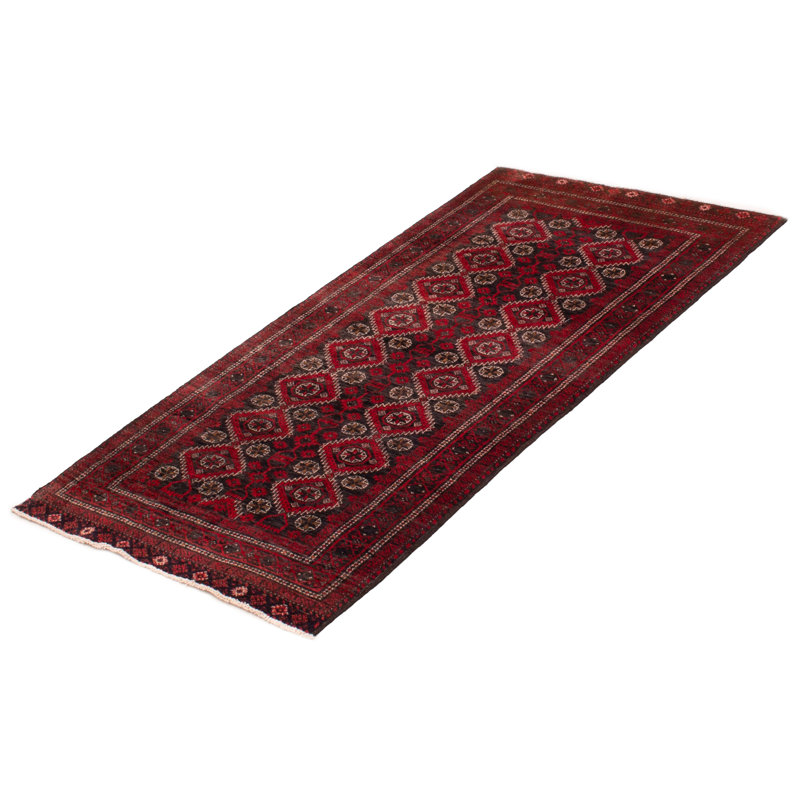 Tapis unique en laine noué à la main 1990S 3 pi 8 po x 6 pi 10 po Sheeran