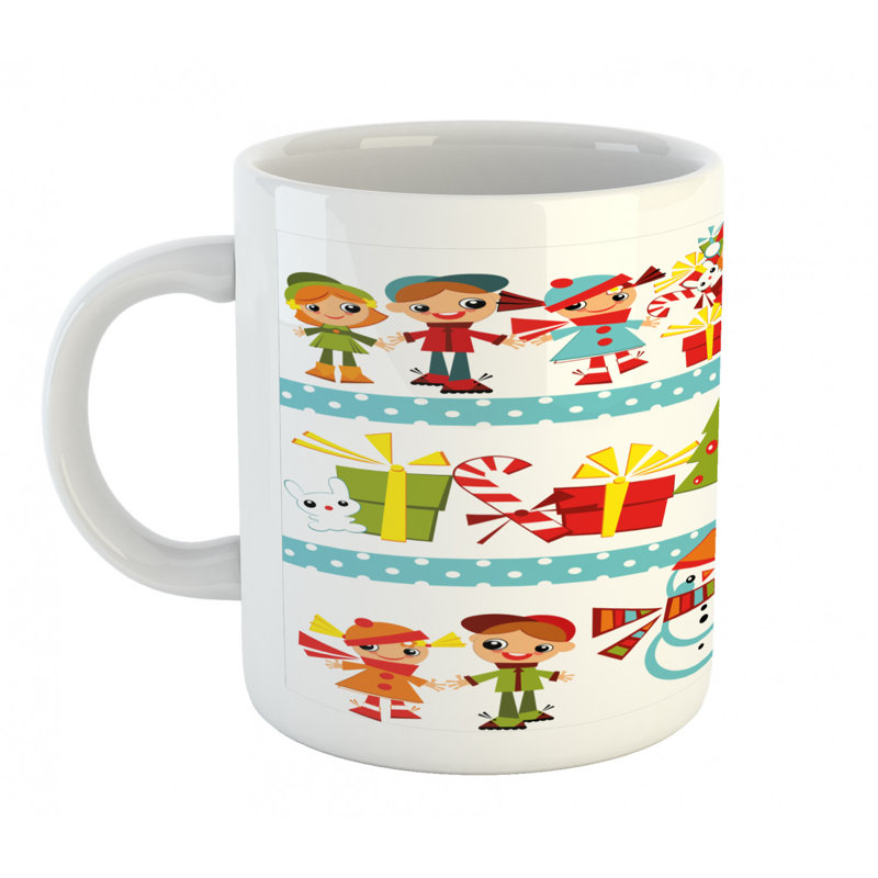 Grande tasse à café santa