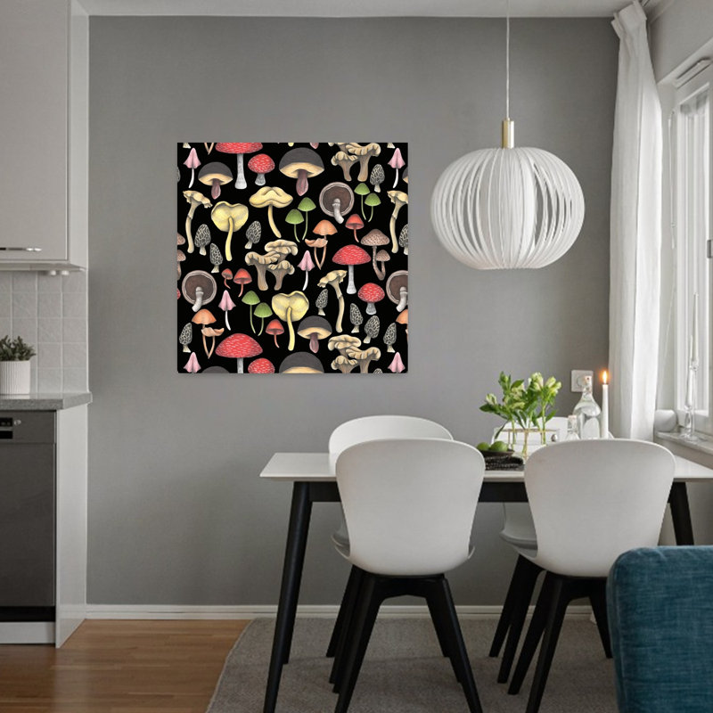 Art contemporain rétro, art automnal, H 32 po x l 32 po