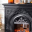 Solid Wood Freestanding Fireplace-1906154921