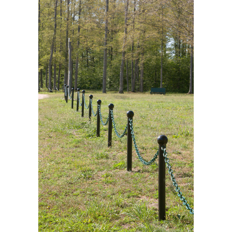 Mr. Chain 35'' H Plastic Stanchion System, 35" H x 2" W x 2" D, Black