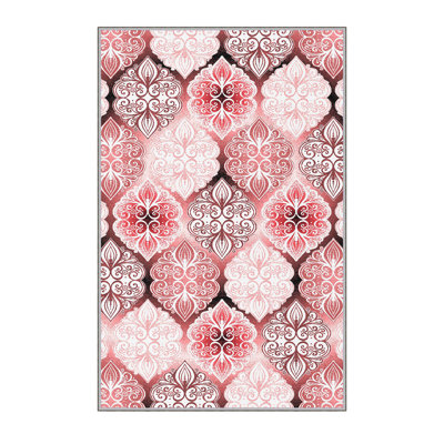Premium 3D Printed Area Rug, 4.6 x 6.6 Feet, 100% Polyester, Antibacterial, Non-Slip PVC Felt Bottom | 8 mm Pile Height, Machine Washable, Durable & Stylish for Living Room, Bedroom, & Home Décor