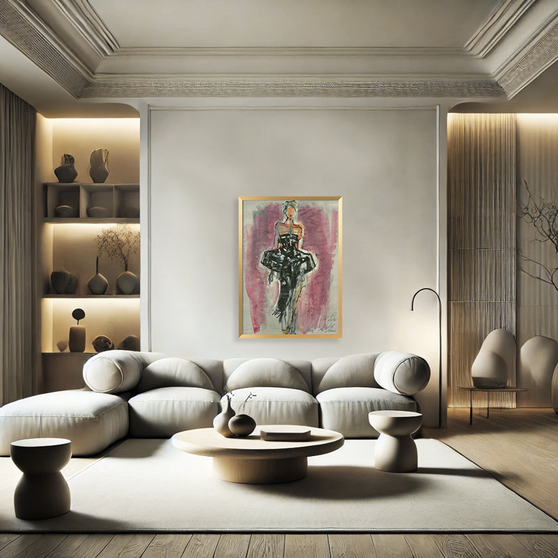 Classic Elegance "" Framed Print Wall Art, 40" H x 30" W