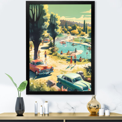 " 50'S Vintage Cars By The Beach II "