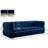 Carlan 91" Velvet Tuxedo Arm Sofa-63541368