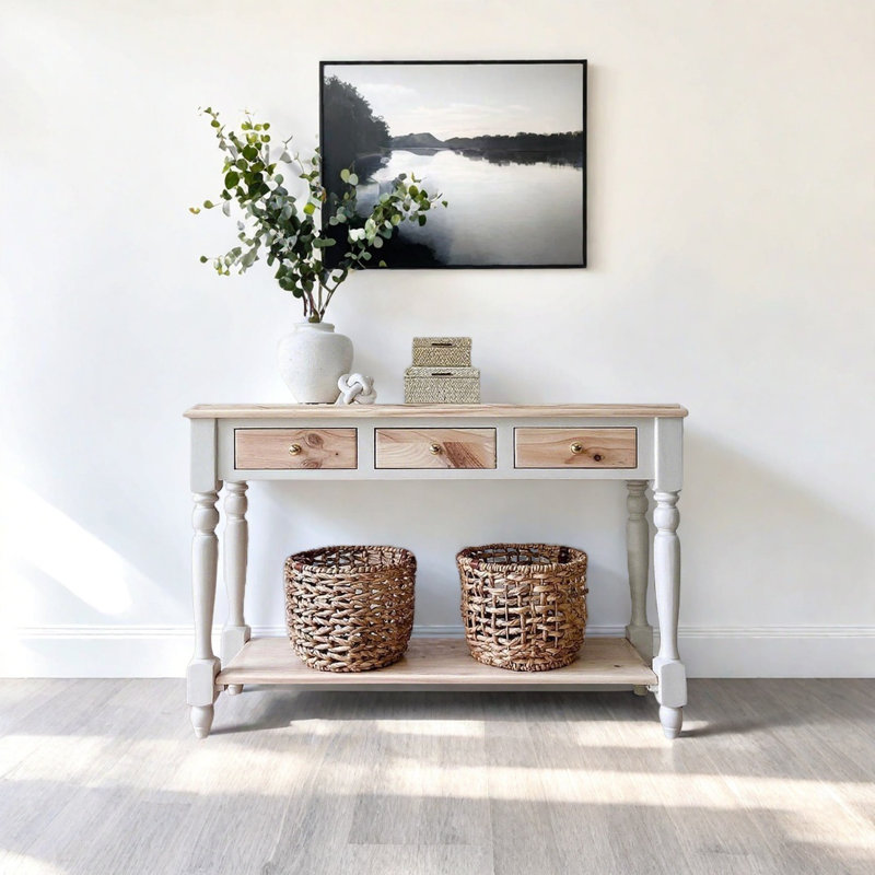 Retro Minimalist Multifunctional Console Table