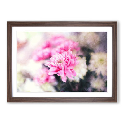 Pink and White Flowers - Picture Frame Graphic Art