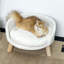 Canapé-lit pour chien avec coussin rembourré amovible Nott Dog-251361438