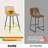 Nevaeah Upholstered Counter Stool with Metal Frame-942145354-954235868