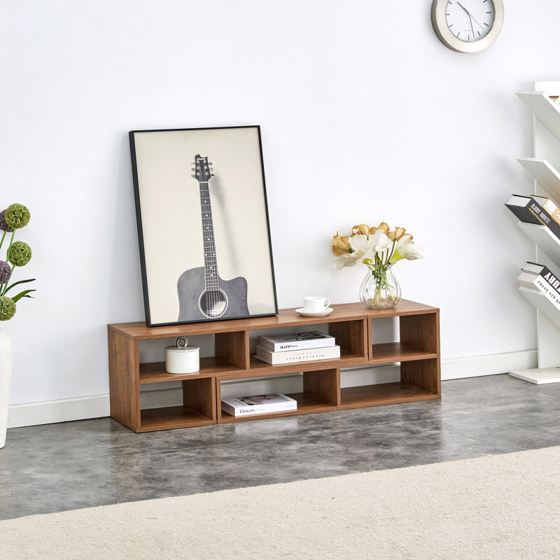 2 Pieces Cube TV Stand,Free Combination Gaming Entertainment Centre Media Stand,Open Storage Bookcase Shelf For Living Room,2 Shelf Bookcase L-Shaped TV Console Stand,With Dimensions Of 47.2*12*13.4.