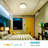 14 Inch LED Flush Mount Ceiling Light, 24W Dimmable LED Ceiling Light Fixture, 3000K Warm White & Brush Nickel-55048204-55048203