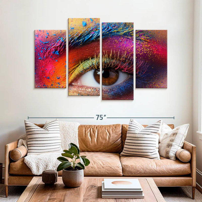 Maquillage pour les yeux Shuttleworth Rainbow, H 42 po x l 68 po