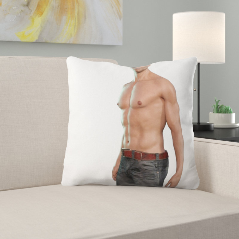 Coussin décoratif man